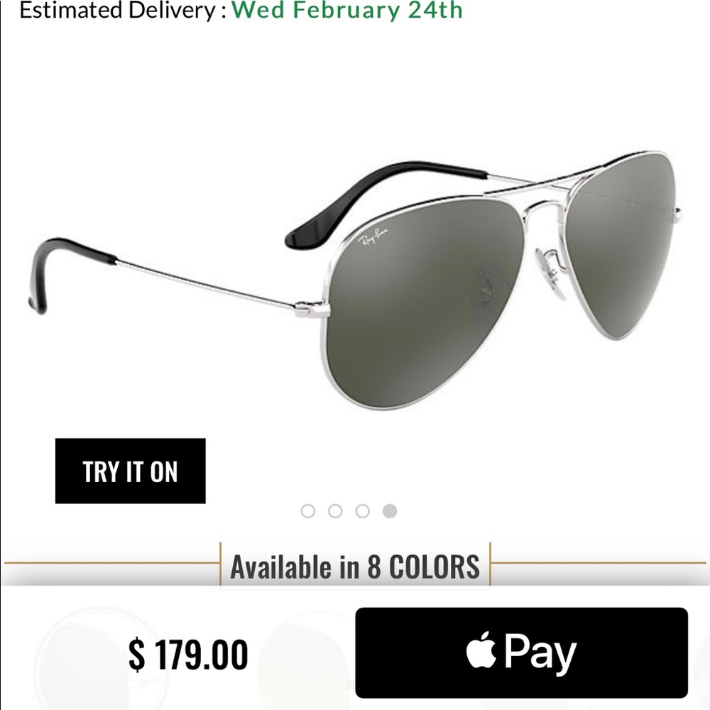 Ray Ban Aviator Mirror sunglasses 100% authentic - Picture 8 of 14